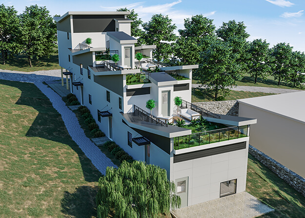 
									Exterior rendering Sample